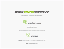 Tablet Screenshot of fojtikservis.cz